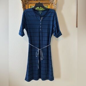 Ralph Lauren Striped Dress Navy